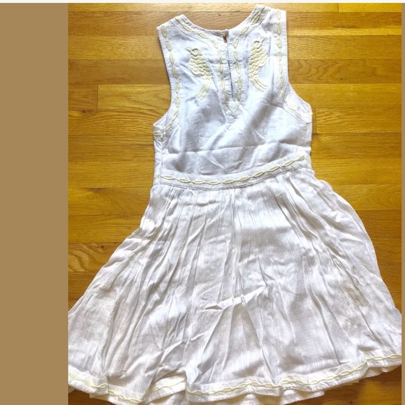 Free people bird embroidered dress NWOT SZ 2 - Picture 6 of 8